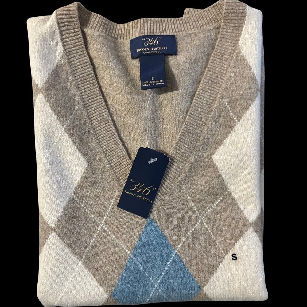Brooks Brothers Lambswool Sweater Vest Women's Size Small NWT